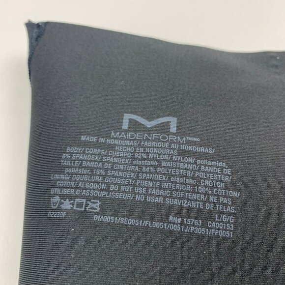 Maidenform Womens Firm Control Full Coverage Black Lace Shapewear Brief Sz L NWT - Picture 4 of 7